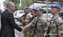 Predseda parlamentu navštívil vojakov na Cypre