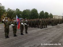 Slávnostný nástup k 66. výročiu ukončeniu 2. svetovej vojny
