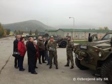 Príslušníci CO Maďarskej republiky navštívili prápor rchbo Rožňava