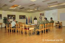 Návšteva náčelníka Generálneho štábu OS SR na Základni stacionárnych komunikačných a informačných systémov