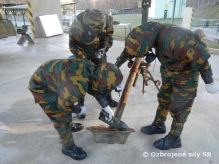 Výcvik špecialistov chemického vojska Armády Belgického kráľovstva