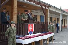 Slvnostn privtanie prslunkov EUFOR-ALTHEA a Resolute Support