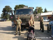 Medzinárodný deň detí a deň otvorených dverí v Prápore logistiky Hlohovec
