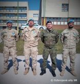 Slávnostný nástup jednotky po návrate z plnenia úloh v misii UNFICYP