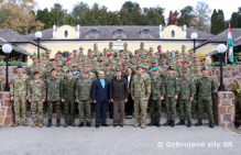 Hlavný poddôstojník ozbrojených síl Slovenskej republiky na medzinárodnom týždni v rámci kurzu štábnych nadrotmajstrov obranných síl Maďarska