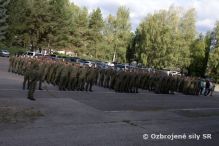 Slávnostný nástup ku dňu Slovenského vojenského letectva