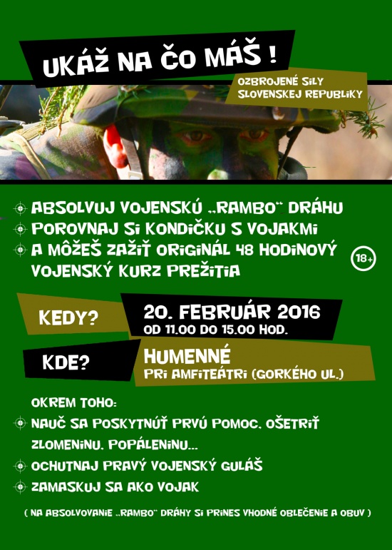 UKÁŽ NA ČO MÁŠ!